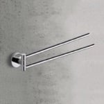 Gedy FE23-13 Towel Bar, Chrome, 15 Inch